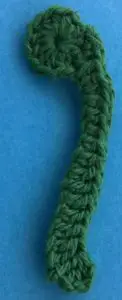 Crochet dinosaur neck