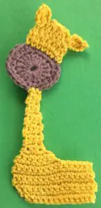 Crochet giraffe body