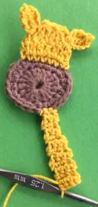 Crochet giraffe neck
