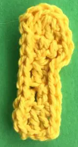 Crochet giraffe other leg neatened