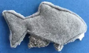 Crochet shark felt