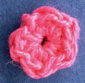 Crochet shark flower