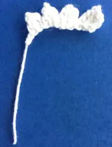 Crochet shark fourth tooth