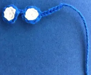 Crochet shark glasses