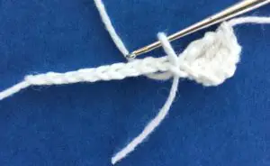 Crochet shark second tooth