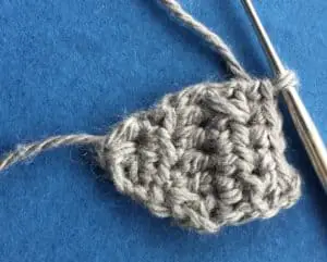 Crochet small shark head