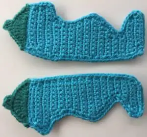 Crochet plane mobile front tops