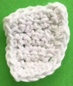 Crochet baby teddy bear nappy neatened
