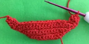 Crochet barbecue bottom section