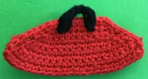 Crochet barbecue lid with handle
