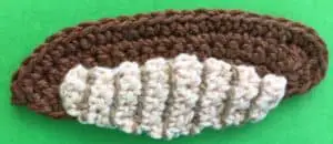 Crochet barbecue top barbecue section with grill
