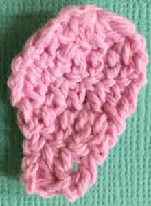 Crochet pig big leg