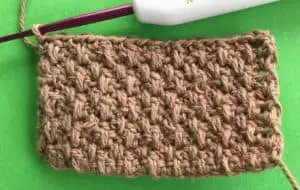 Crochet picnic basket bottom