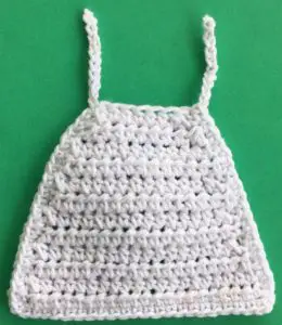 Crochet barbecue apron apron with straps