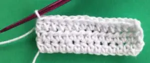 Crochet barbecue apron pocket