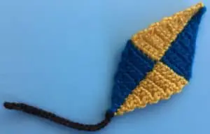 Crochet kite kite with tail