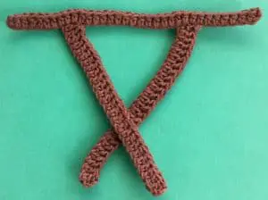 Crochet picnic table legs