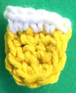 Crochet picnic food glass