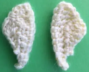 Crochet Labrador head ears