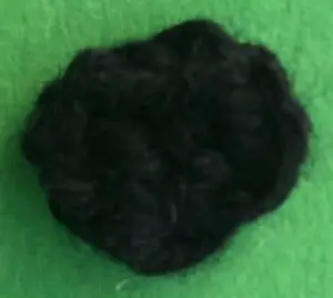 Crochet Labrador head nose