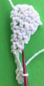 Crochet zebra front leg