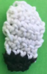 Crochet zebra head