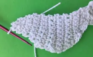 Crochet zebra joining for back leg