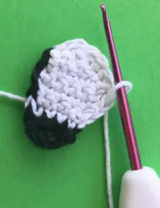 Crochet zebra joining for body