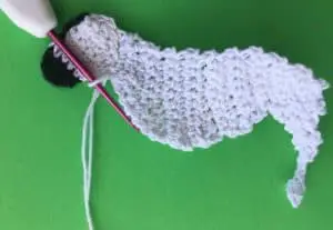 Crochet zebra joining for neatening body