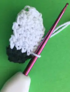 Crochet zebra joining for white neatening