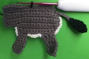 Crochet donkey joining for mane