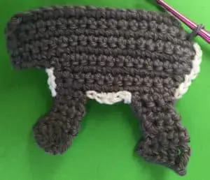 Crochet donkey joining for tail