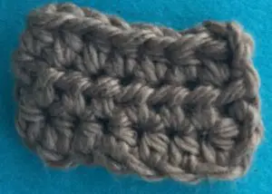 Crochet motorbike backplate