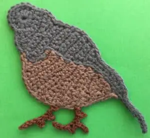 Crochet quail claws