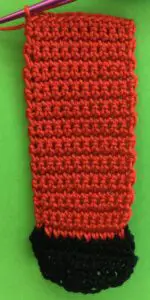 Crochet letterbox row 26