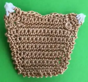Crochet yorkshire terrier second ear