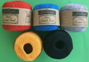Crochet cement mixer cotton