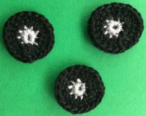 Crochet cement mixer wheels