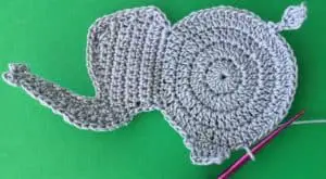 Crochet baby elephant 2 ply joining for second leg
