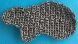 Crochet beaver body