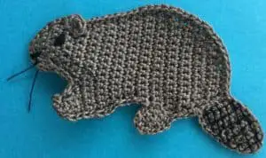 Crochet beaver whiskers