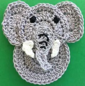 Crochet easy elephant 2 ply body with head