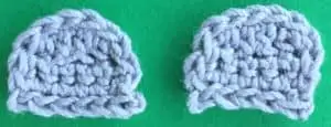 Crochet easy elephant 2 ply feet neatened