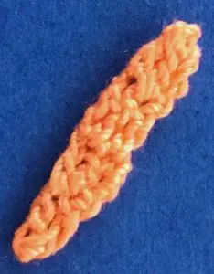 Crochet stork 2 ply beak
