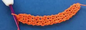 Crochet baby fox 2 ply arm