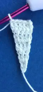 Crochet baby fox 2 ply body marking