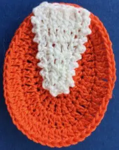 Crochet baby fox 2 ply body with body marking