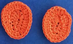 Crochet baby fox 2 ply feet