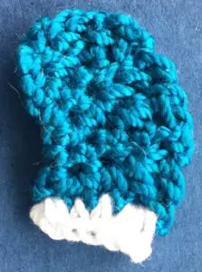 Crochet pheasant 2 ply head with neck
