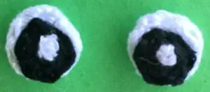 Crochet basset hound 2 ply eyes